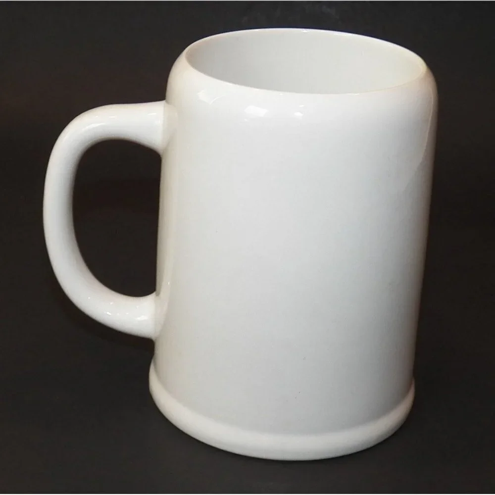 VTG Garfield Black Diamond Skiing Mug Coffee Cup Glass 1978 Enesco